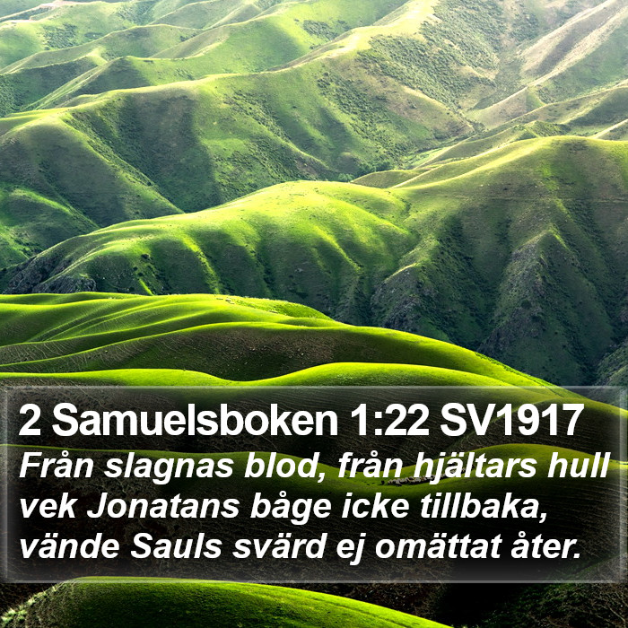 2 Samuelsboken 1:22 SV1917 Bible Study