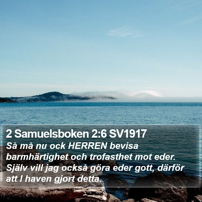 2 Samuelsboken 2:6 SV1917 Bible Study