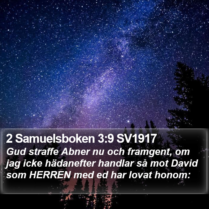 2 Samuelsboken 3:9 SV1917 Bible Study