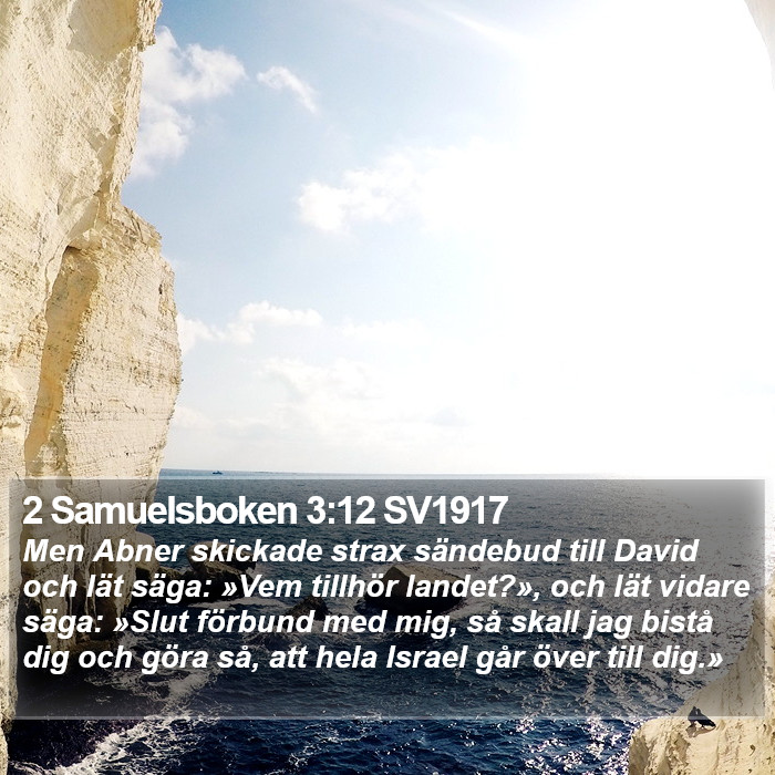 2 Samuelsboken 3:12 SV1917 Bible Study