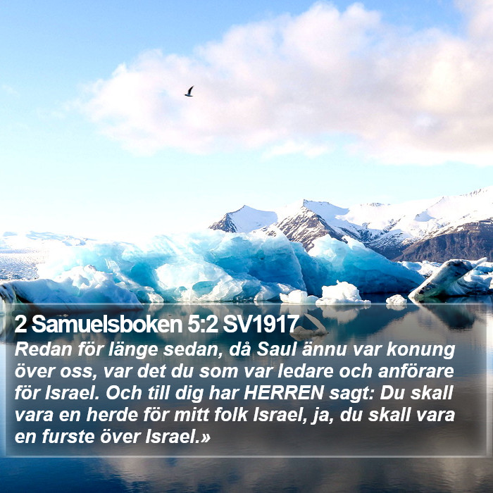 2 Samuelsboken 5:2 SV1917 Bible Study