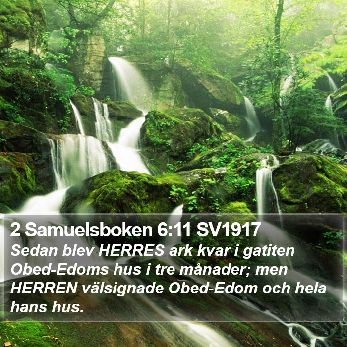 2 Samuelsboken 6:11 SV1917 Bible Study