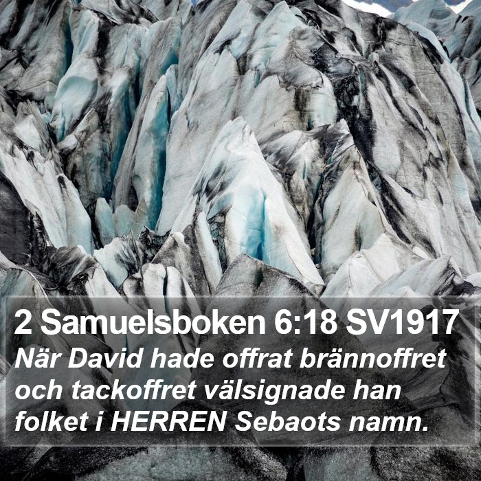 2 Samuelsboken 6:18 SV1917 Bible Study