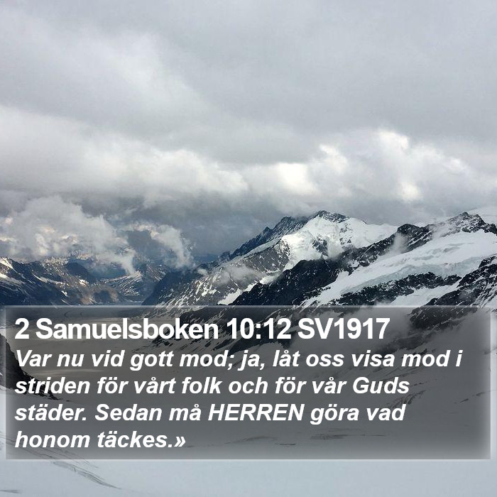 2 Samuelsboken 10:12 SV1917 Bible Study