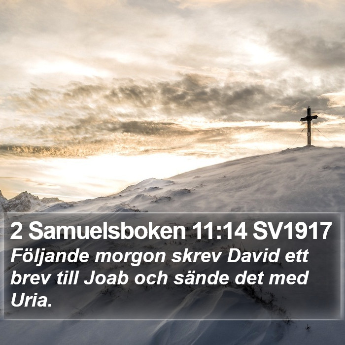 2 Samuelsboken 11:14 SV1917 Bible Study