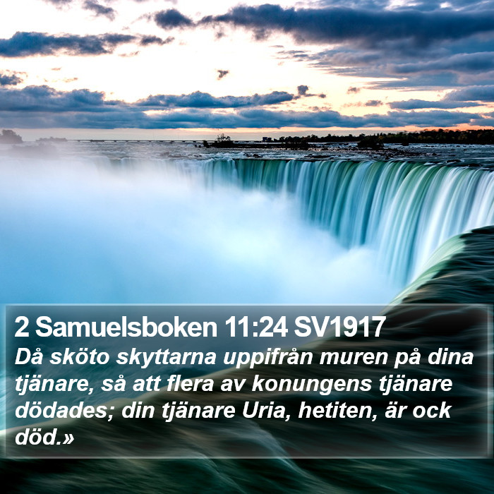 2 Samuelsboken 11:24 SV1917 Bible Study