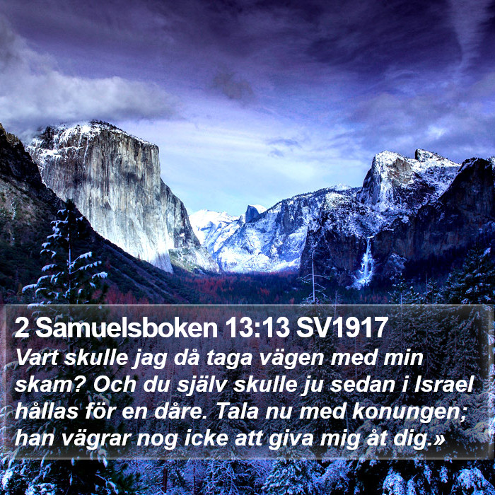 2 Samuelsboken 13:13 SV1917 Bible Study