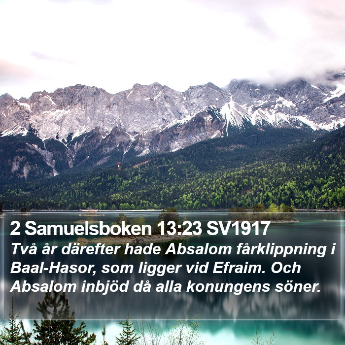 2 Samuelsboken 13:23 SV1917 Bible Study