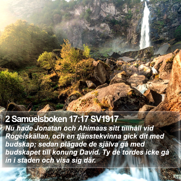 2 Samuelsboken 17:17 SV1917 Bible Study