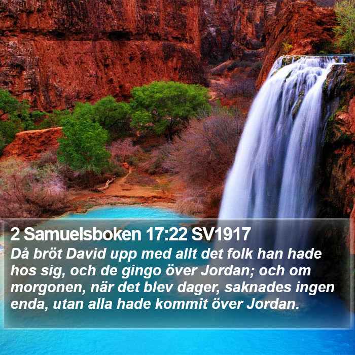 2 Samuelsboken 17:22 SV1917 Bible Study