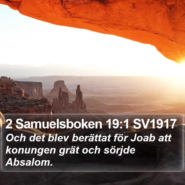 2 Samuelsboken 19:1 SV1917 Bible Study