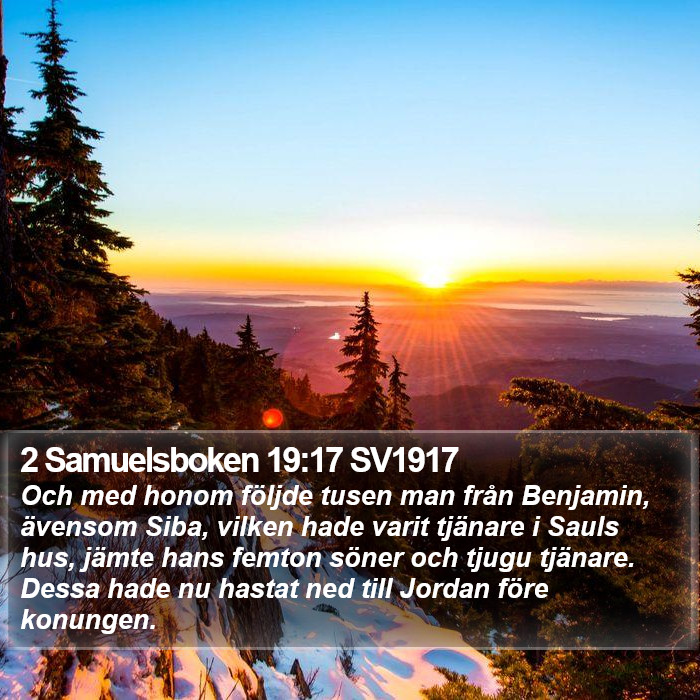 2 Samuelsboken 19:17 SV1917 Bible Study