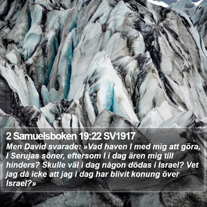 2 Samuelsboken 19:22 SV1917 Bible Study