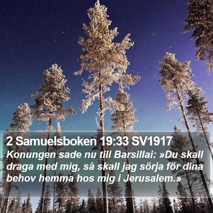 2 Samuelsboken 19:33 SV1917 Bible Study