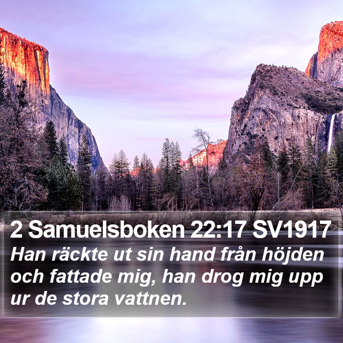 2 Samuelsboken 22:17 SV1917 Bible Study