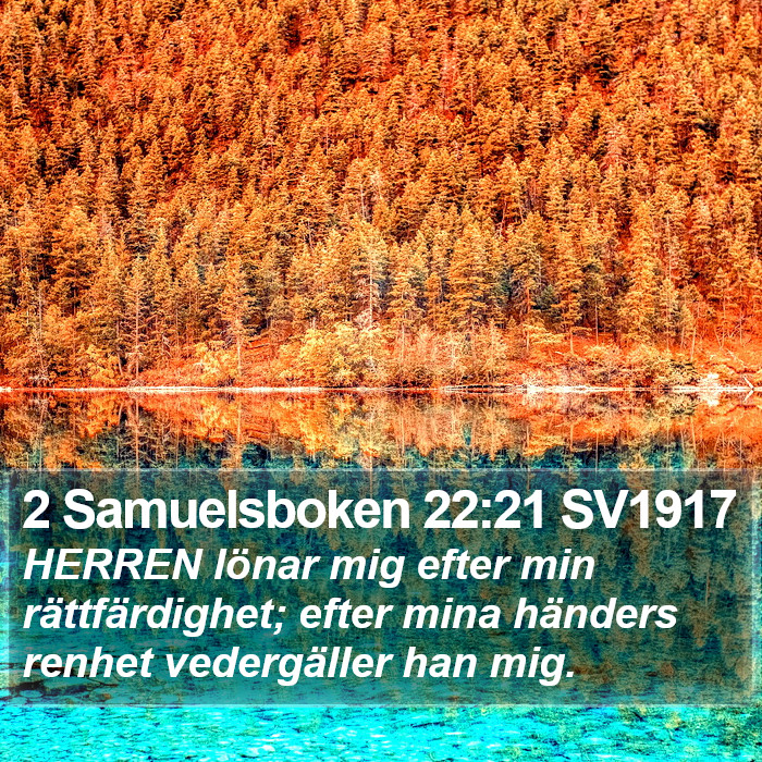 2 Samuelsboken 22:21 SV1917 Bible Study