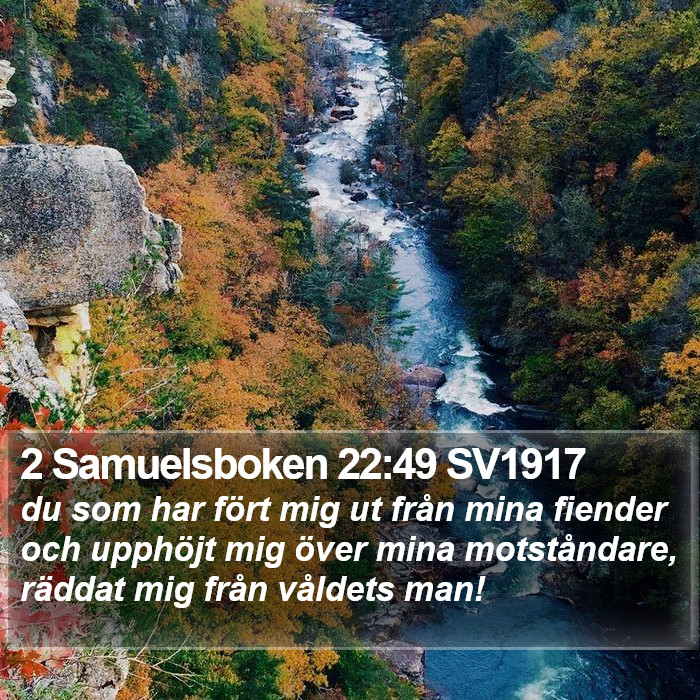 2 Samuelsboken 22:49 SV1917 Bible Study