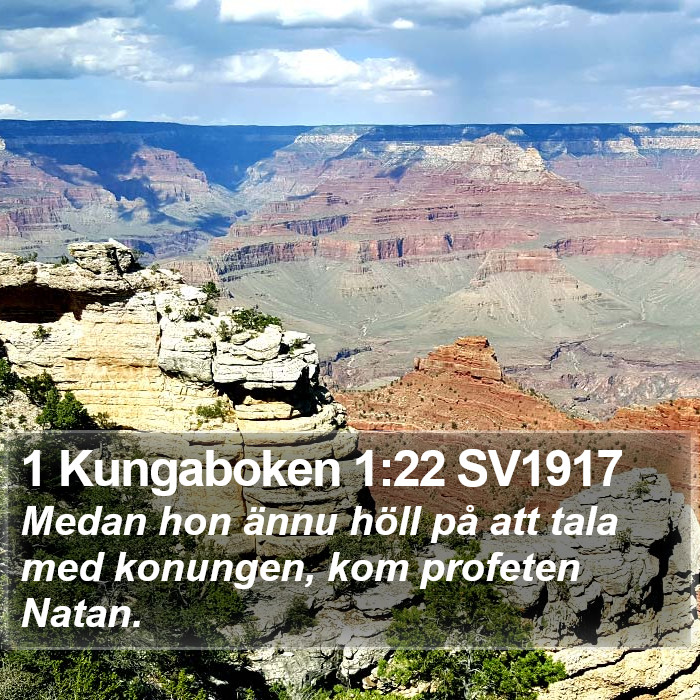 1 Kungaboken 1:22 SV1917 Bible Study