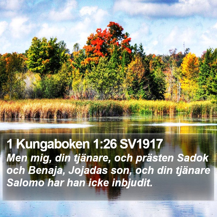 1 Kungaboken 1:26 SV1917 Bible Study