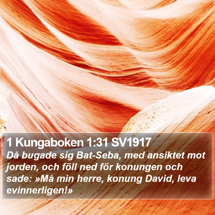 1 Kungaboken 1:31 SV1917 Bible Study