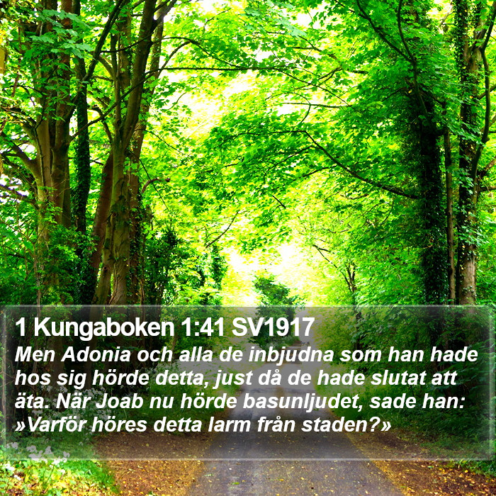 1 Kungaboken 1:41 SV1917 Bible Study