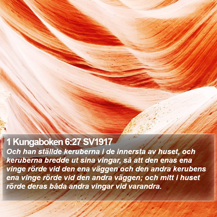 1 Kungaboken 6:27 SV1917 Bible Study