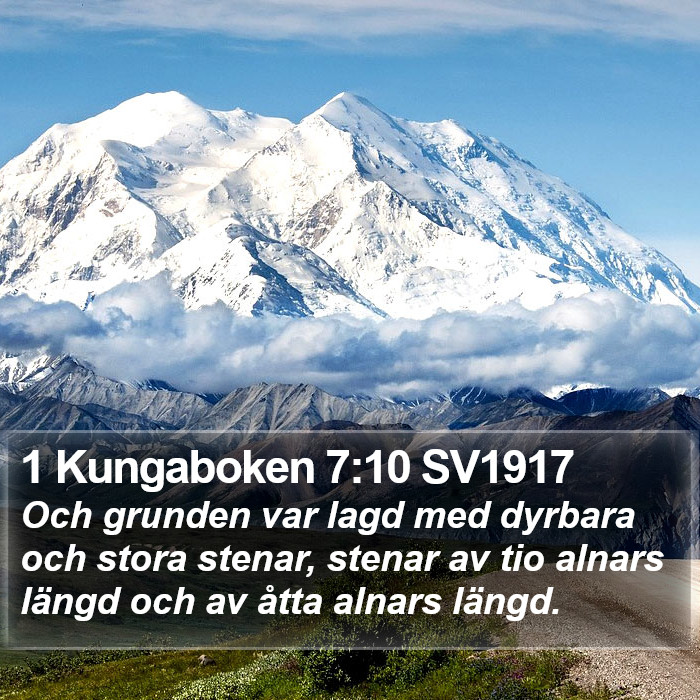 1 Kungaboken 7:10 SV1917 Bible Study