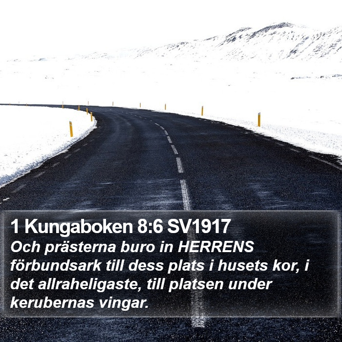 1 Kungaboken 8:6 SV1917 Bible Study