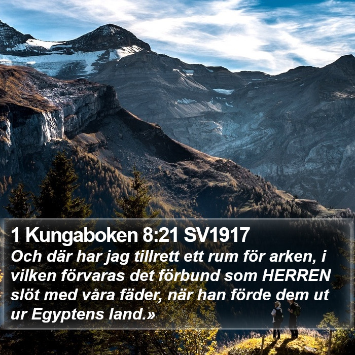 1 Kungaboken 8:21 SV1917 Bible Study