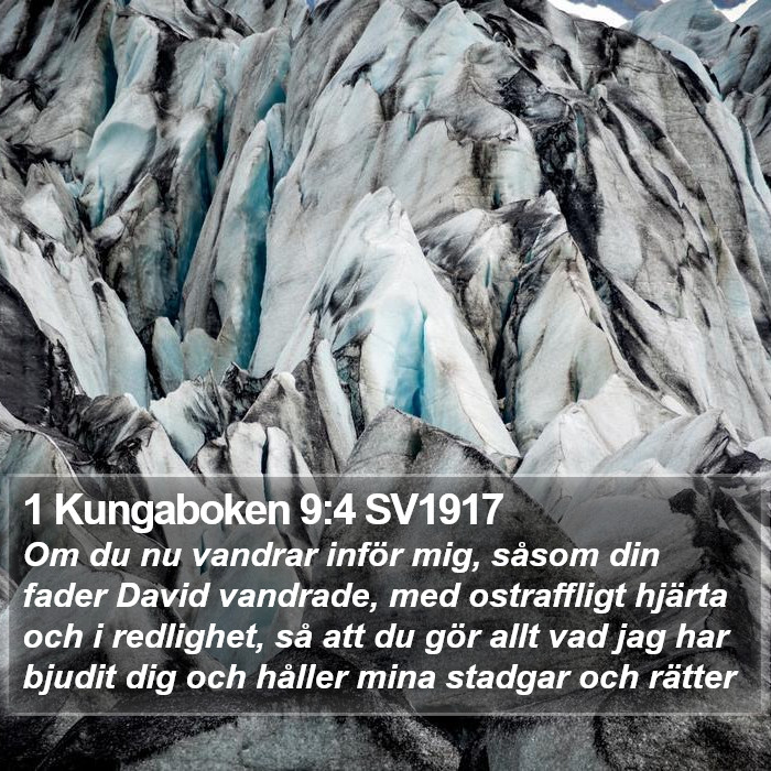 1 Kungaboken 9:4 SV1917 Bible Study
