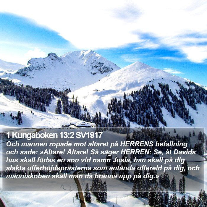 1 Kungaboken 13:2 SV1917 Bible Study