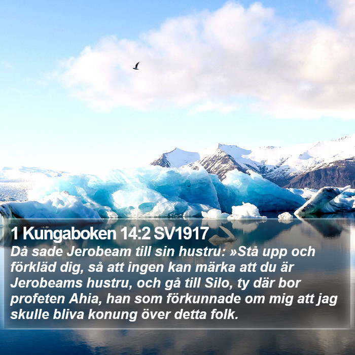 1 Kungaboken 14:2 SV1917 Bible Study