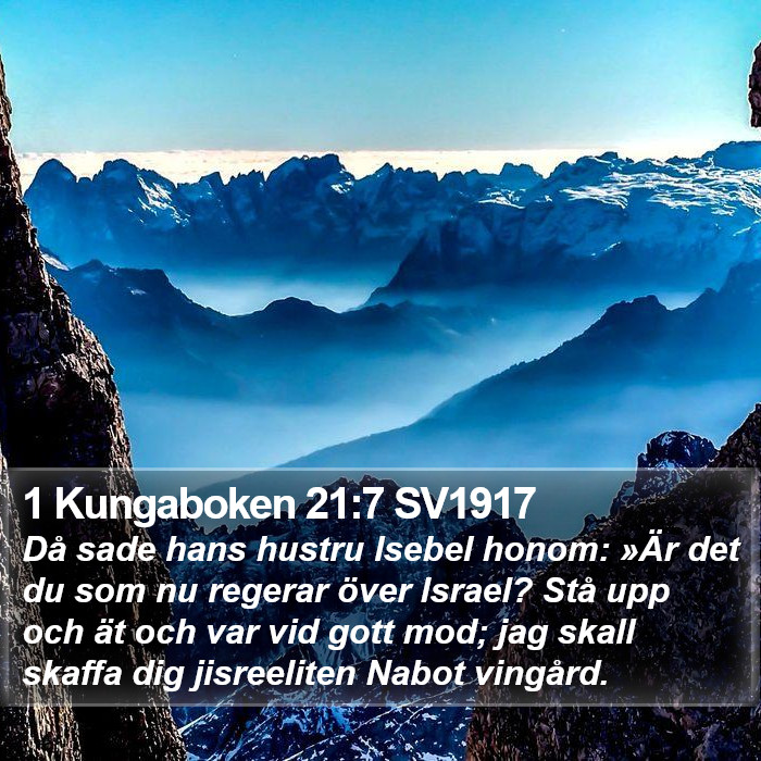 1 Kungaboken 21:7 SV1917 Bible Study