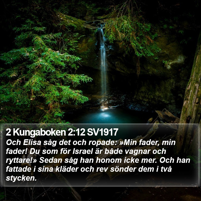 2 Kungaboken 2:12 SV1917 Bible Study