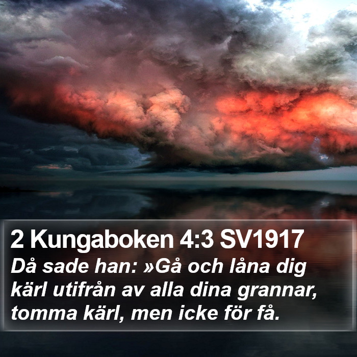 2 Kungaboken 4:3 SV1917 Bible Study