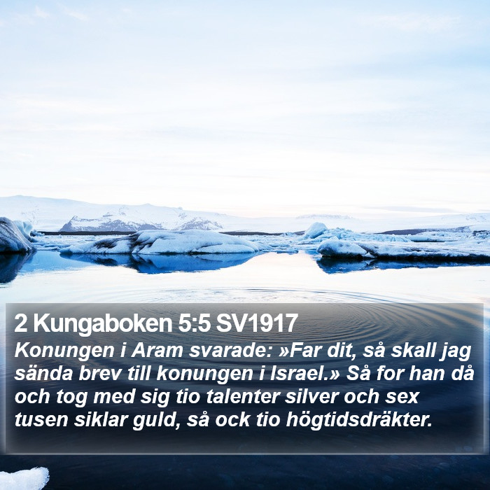 2 Kungaboken 5:5 SV1917 Bible Study