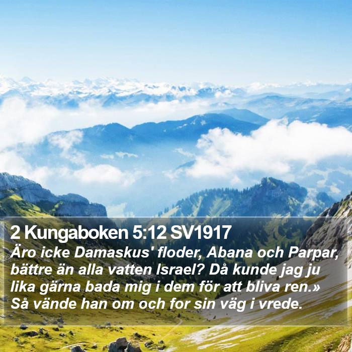 2 Kungaboken 5:12 SV1917 Bible Study