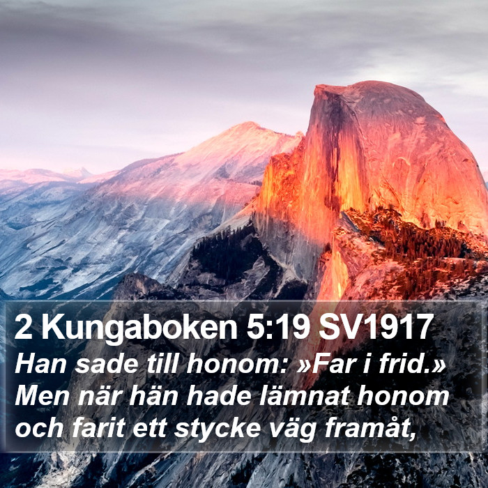 2 Kungaboken 5:19 SV1917 Bible Study
