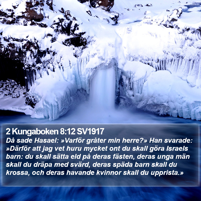 2 Kungaboken 8:12 SV1917 Bible Study