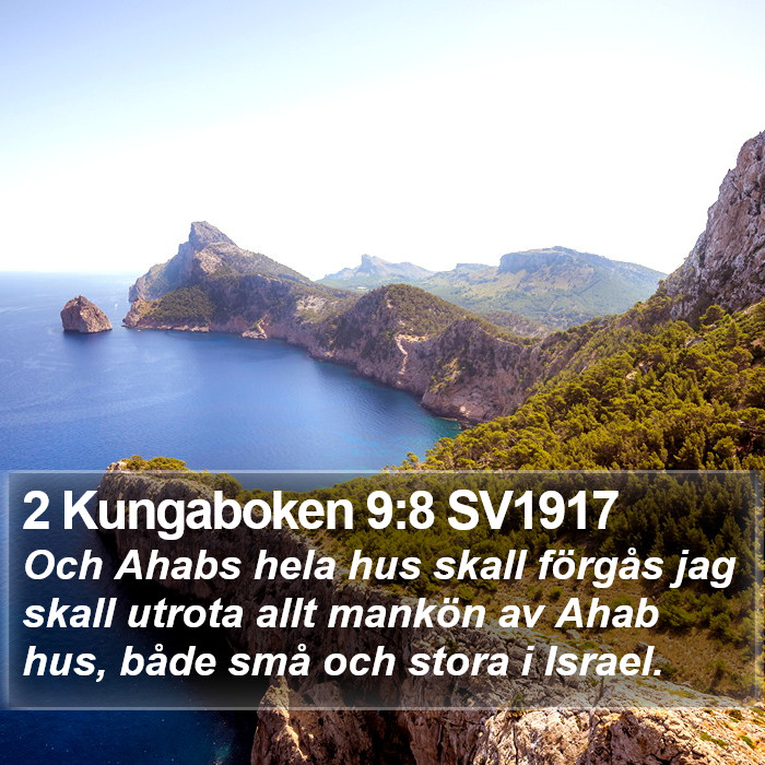 2 Kungaboken 9:8 SV1917 Bible Study