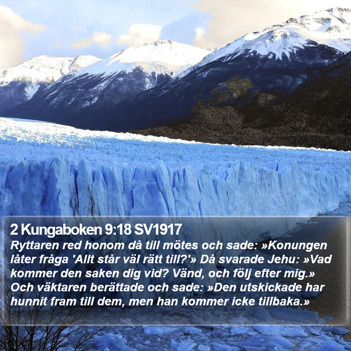 2 Kungaboken 9:18 SV1917 Bible Study