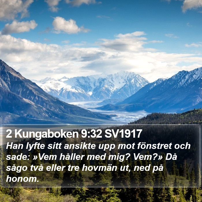 2 Kungaboken 9:32 SV1917 Bible Study