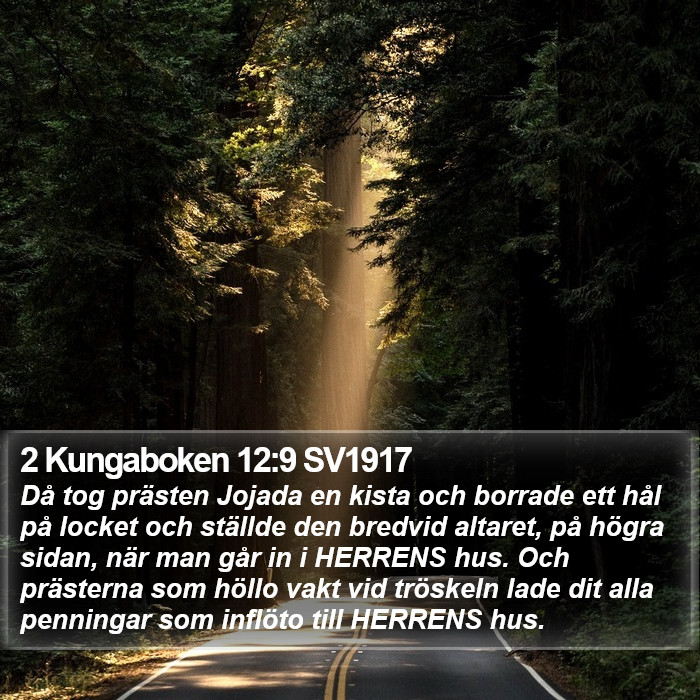 2 Kungaboken 12:9 SV1917 Bible Study
