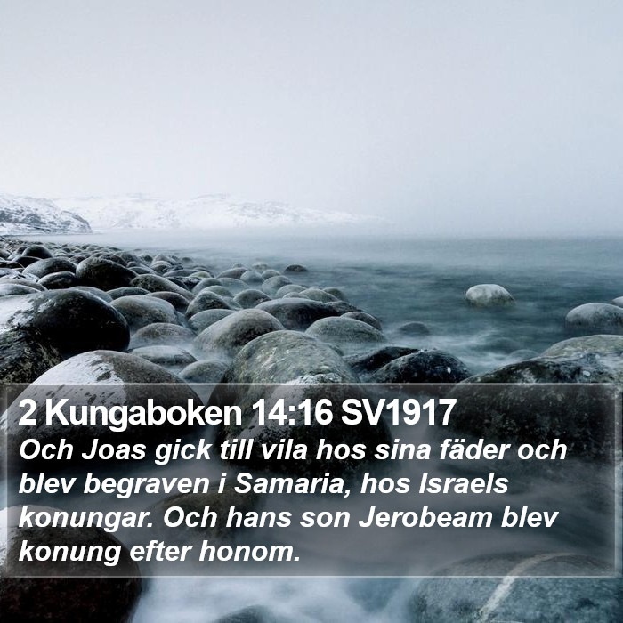 2 Kungaboken 14:16 SV1917 Bible Study