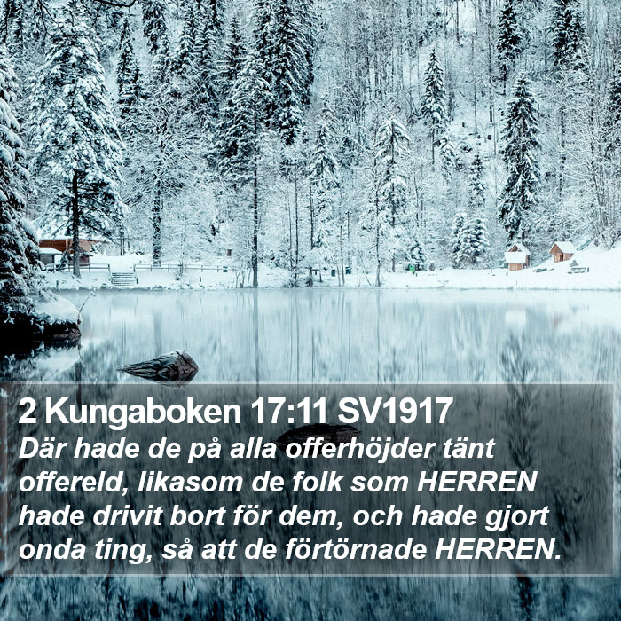 2 Kungaboken 17:11 SV1917 Bible Study