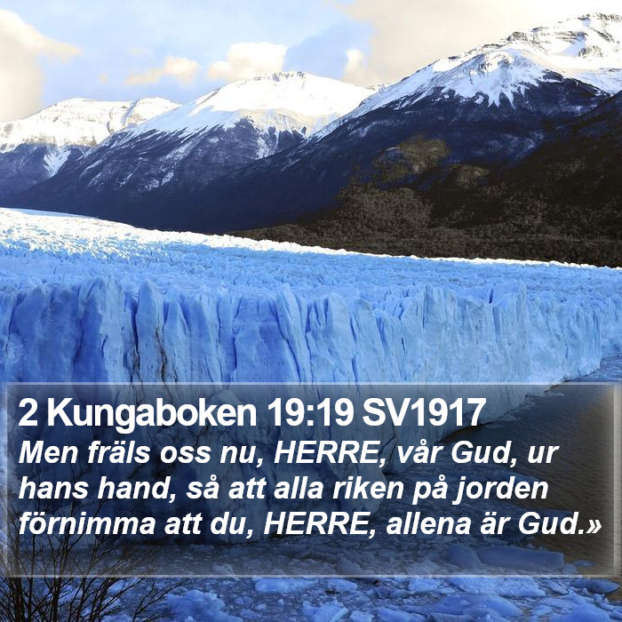 2 Kungaboken 19:19 SV1917 Bible Study