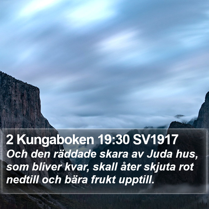 2 Kungaboken 19:30 SV1917 Bible Study