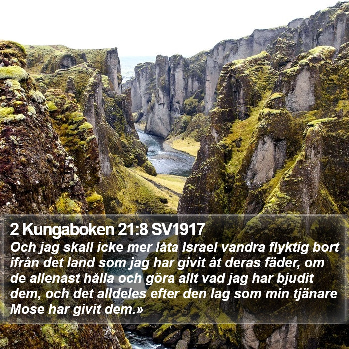 2 Kungaboken 21:8 SV1917 Bible Study