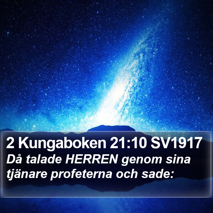 2 Kungaboken 21:10 SV1917 Bible Study