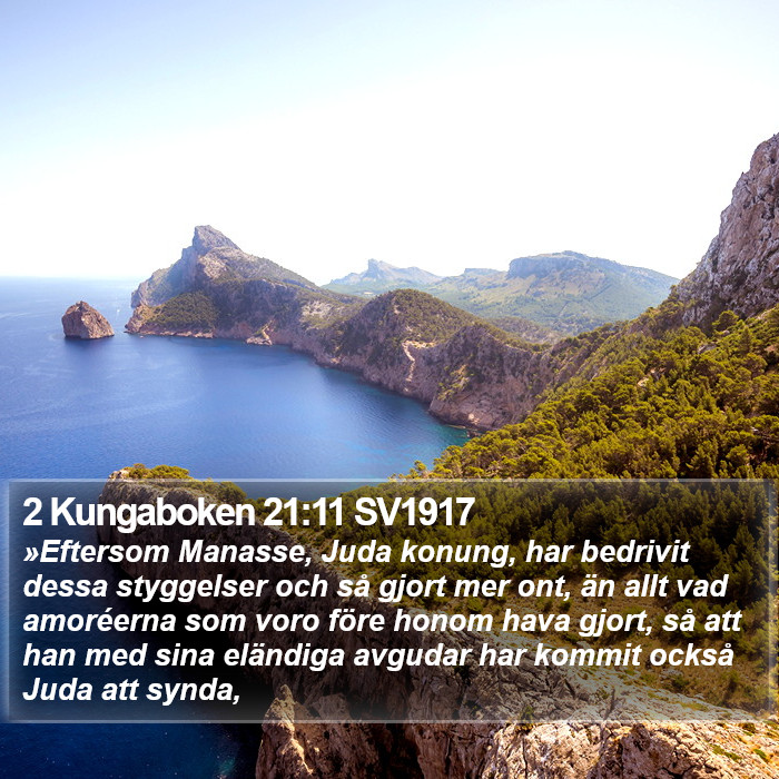 2 Kungaboken 21:11 SV1917 Bible Study